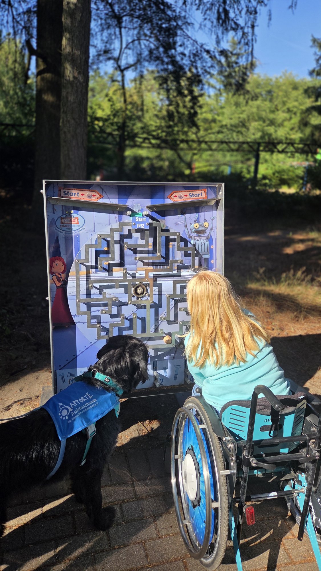 Ninja beobachtet das Spiel