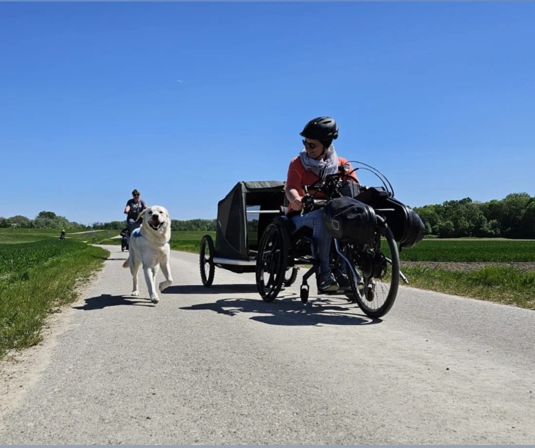Unterwegs mit dem handbike